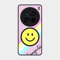 Smiley Glass Case Cover For Vivo X200 Pro 5G