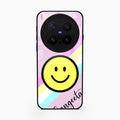 Smiley Glass Case Cover For Vivo X300 Pro 5G