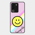 Smiley Glass Case Cover For Vivo Y200 5G