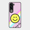 Smiley Glass Case Cover For Vivo Y300 5G