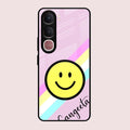 Smiley Glass Case Cover For Vivo Y31 5G