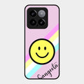 Smiley Glass Case Cover For Xiaomi 14 5G