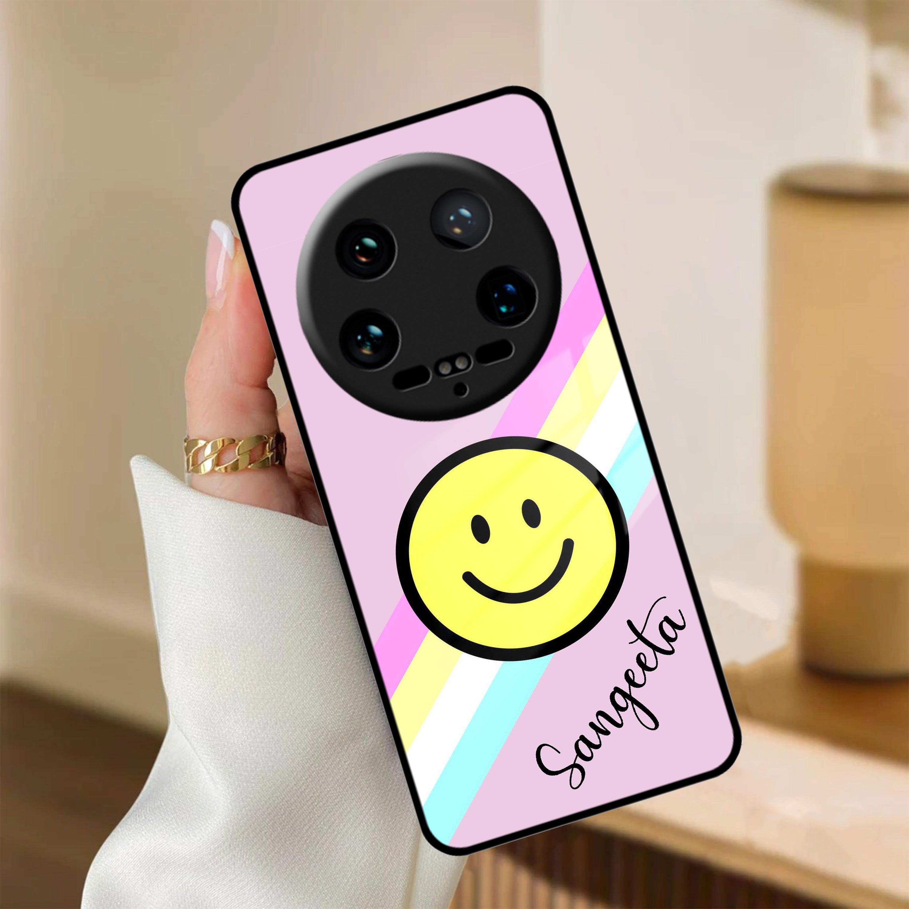 Smiley Glass Case Cover For Redmi/Xiaomi - ShopOnCliQ
