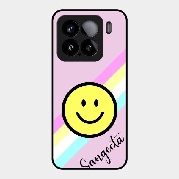 Smiley Glass Case Cover For Xiaomi 15 5G