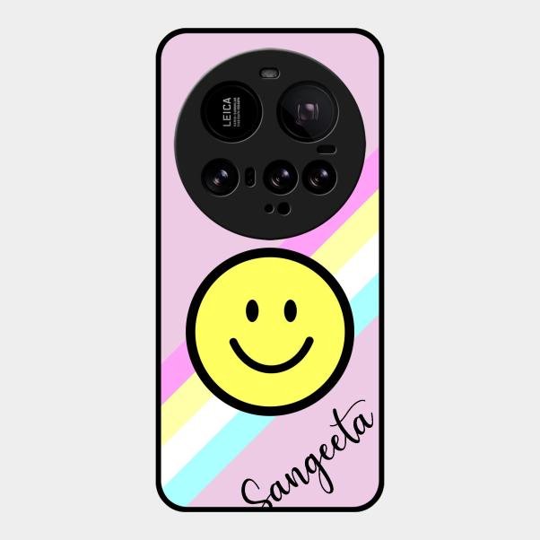 Smiley Glass Case Cover For Xiaomi 15 Ultra 5G