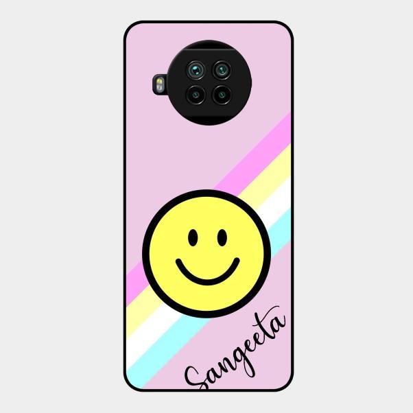 Smiley Glass Case Cover For Xiaomi Mi 10I 5G