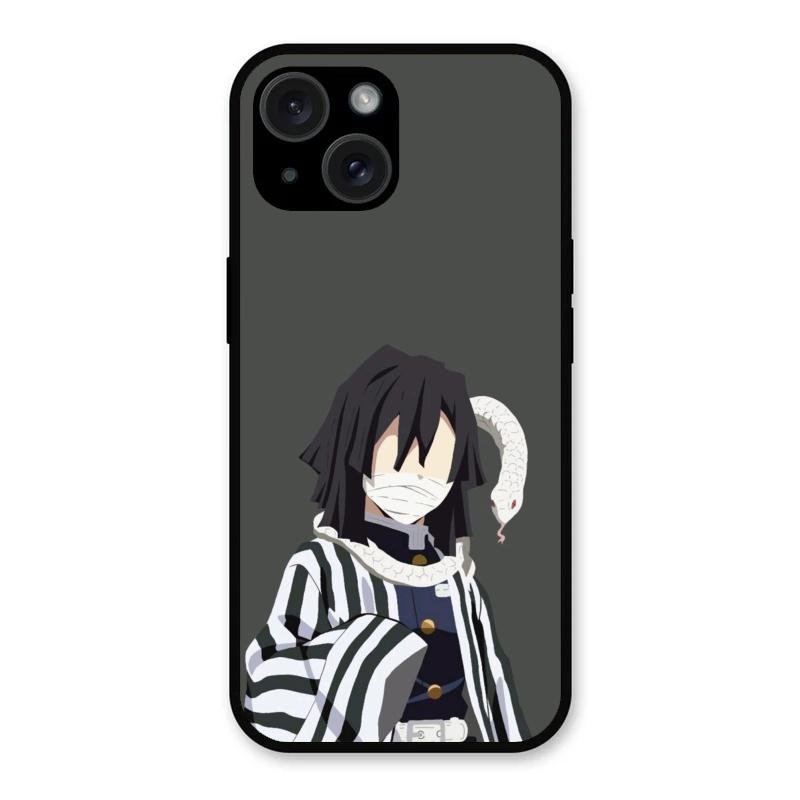 Snake Eyes Glass Case Cover For iPhone 15