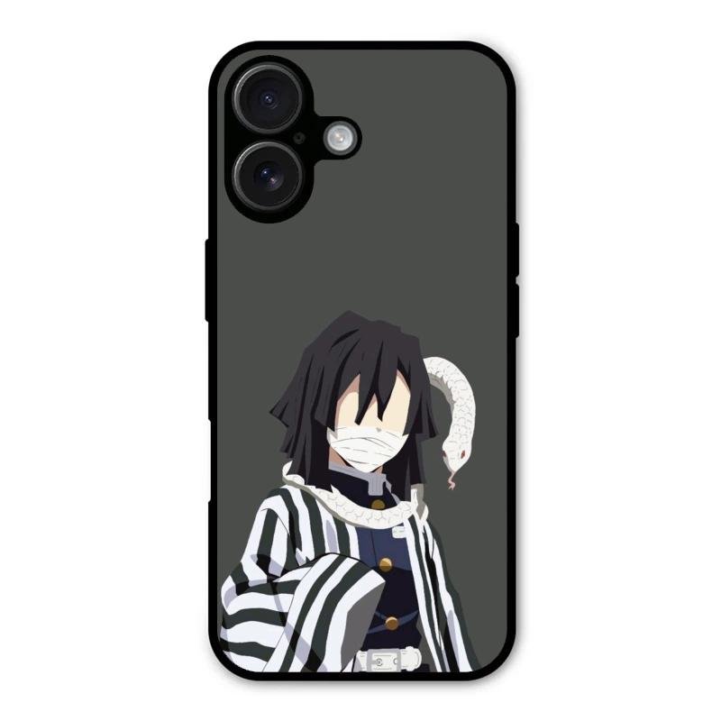 Snake Eyes Glass Case Cover For iPhone 16 Plus