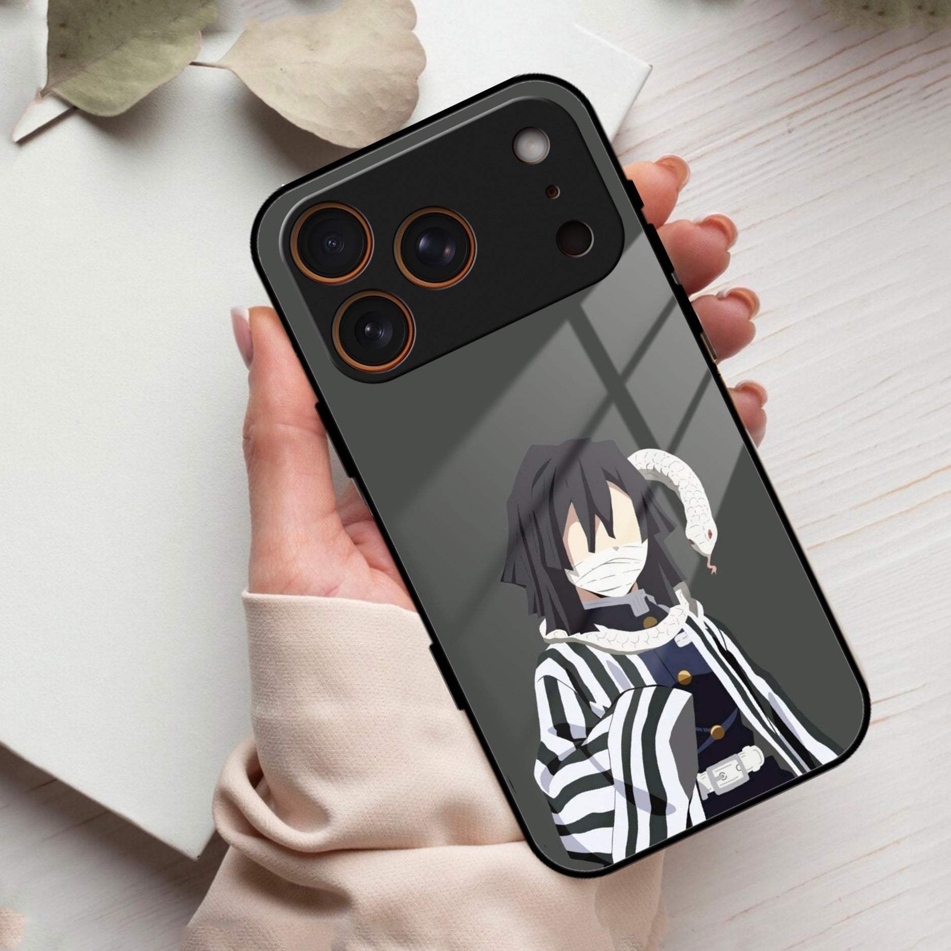 Snake Eyes Glass Case Cover For iPhone 17 Pro Max
