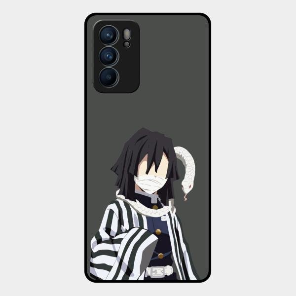 Snake Eyes Glass Case Cover For Oppo Reno 6 5G