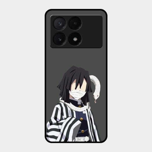 Snake Eyes Glass Case Cover For Poco X6 Pro 5G