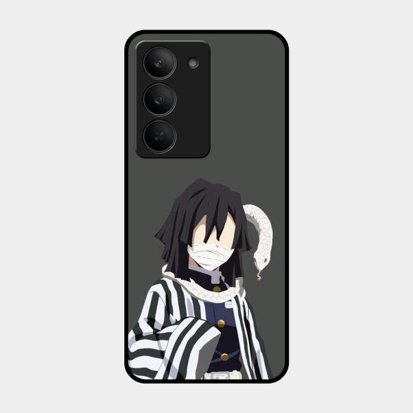 Snake Eyes Glass Case Cover For Realme 14X 5G
