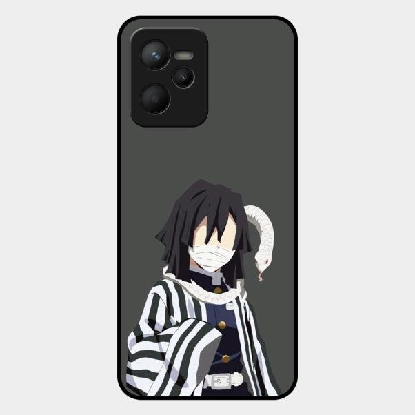 Snake Eyes Glass Case Cover For Realme C35