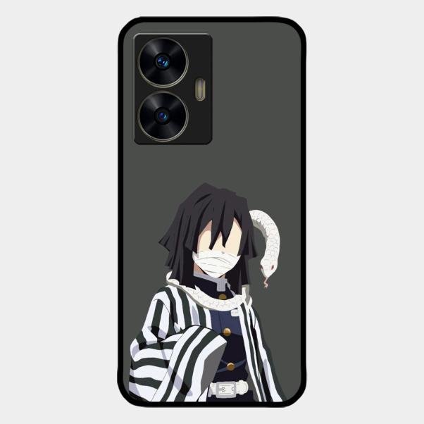 Snake Eyes Glass Case Cover For Realme C55