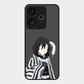 Snake Eyes Glass Case Cover For Redmi 13 5G