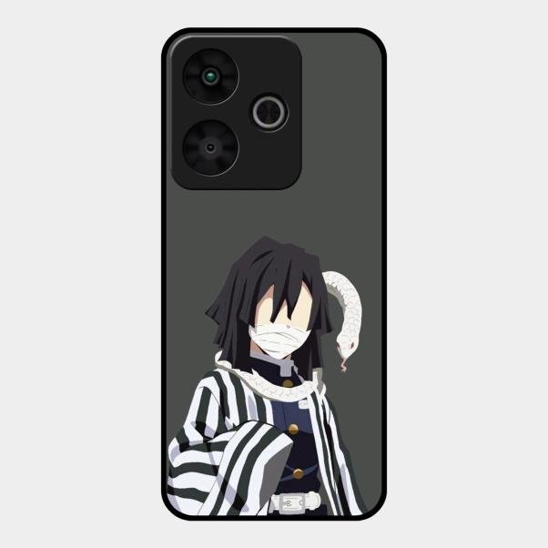 Snake Eyes Glass Case Cover For Redmi 13 5G