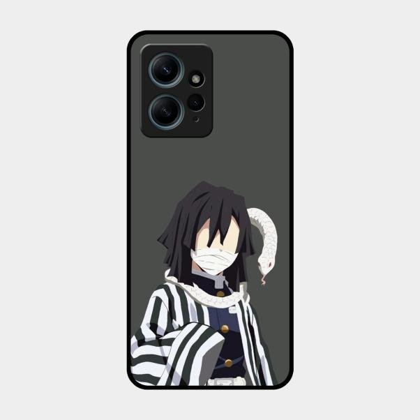 Snake Eyes Glass Case Cover For Redmi Note 12 4G