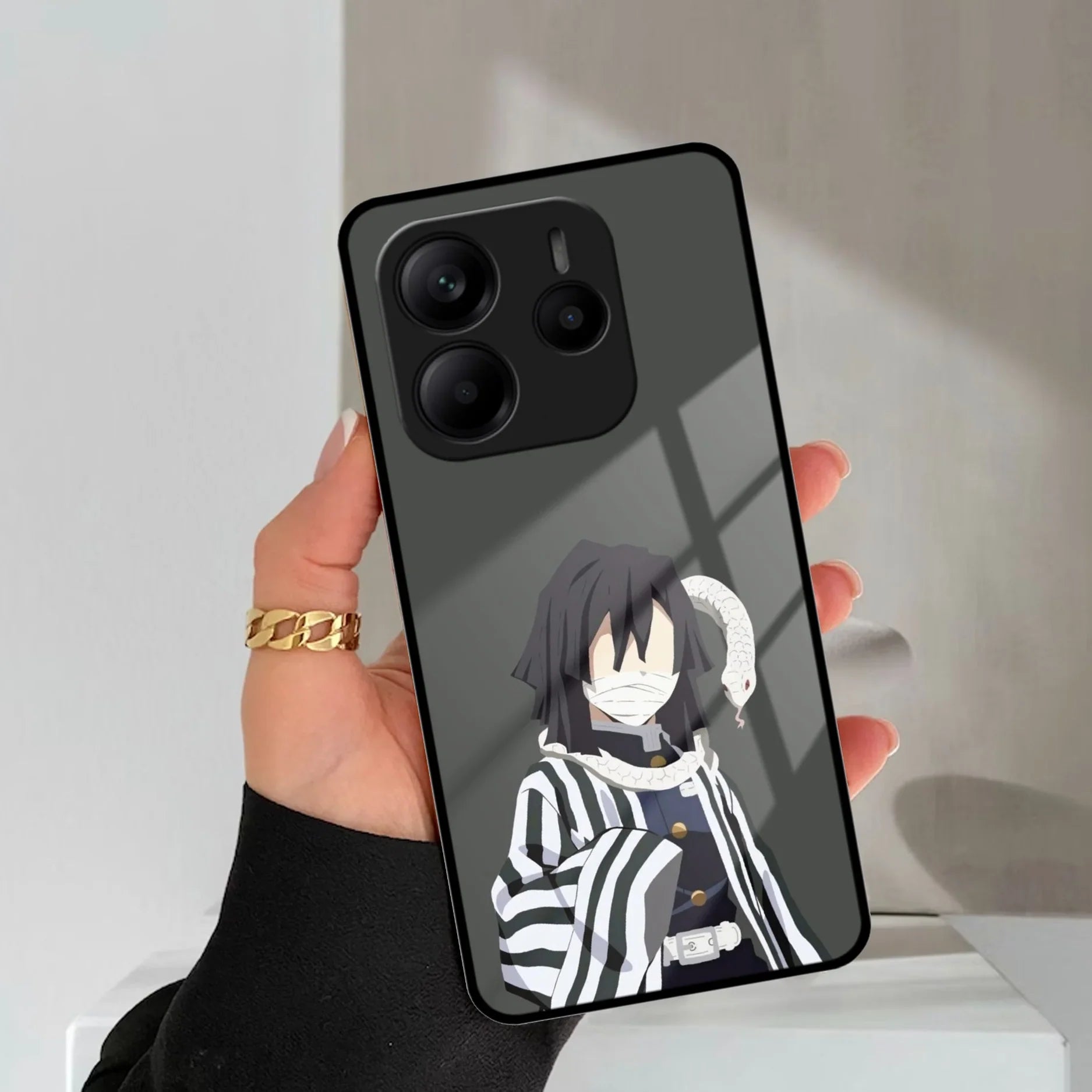 Snake Eyes Glass Case Cover For Redmi - ShopOnCliQ