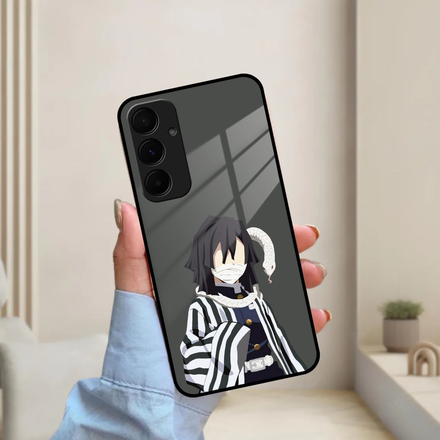 Snake Eyes Glass Case Cover For Samsung