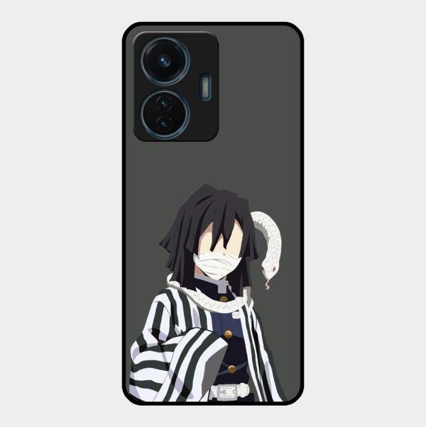 Snake Eyes Glass Case Cover For Vivo T1 44W 4G