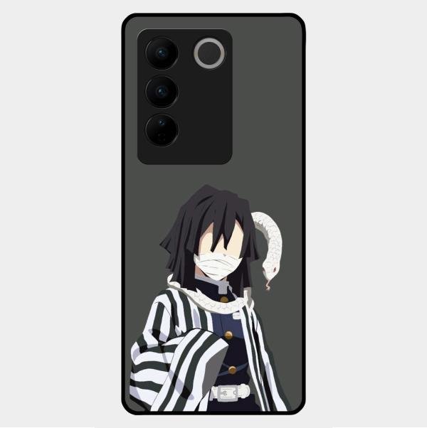 Snake Eyes Glass Case Cover For Vivo V27 5G