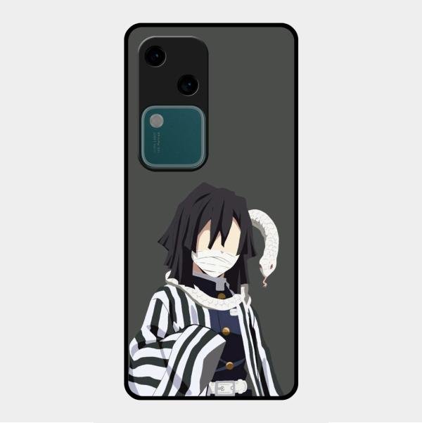 Snake Eyes Glass Case Cover For Vivo V30 5G
