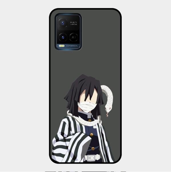 Snake Eyes Glass Case Cover For Vivo Y21E