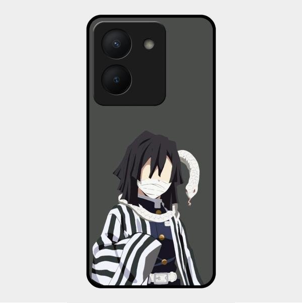 Snake Eyes Glass Case Cover For Vivo Y36
