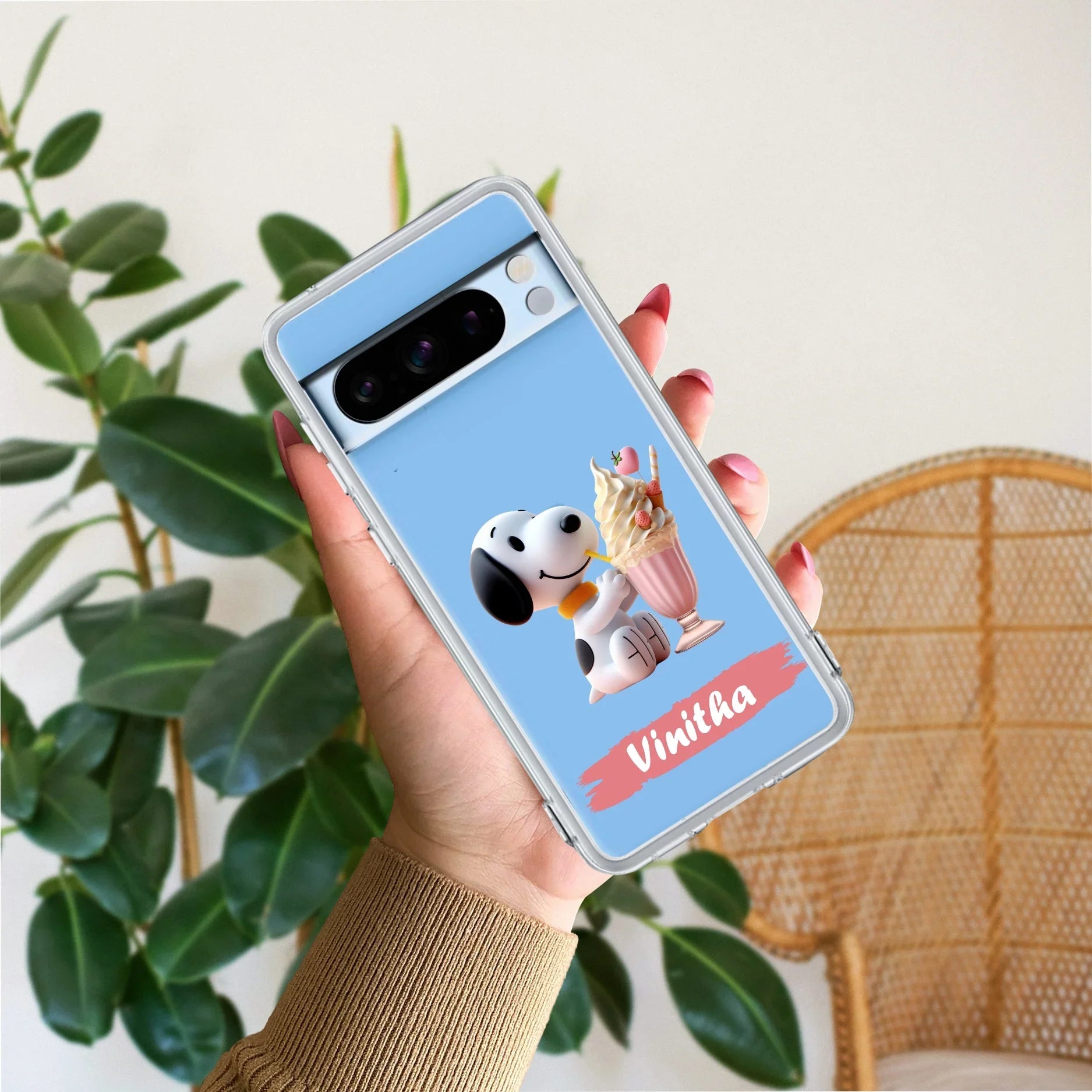 Snoopy Customize Transparent Silicon Case For Google - ShopOnCliQ