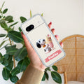 Snoopy Customize Transparent Silicon Case For Google Pixel 8a 5G