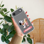 Snoopy Customize Transparent Silicon Case For iPhone 12 Mini