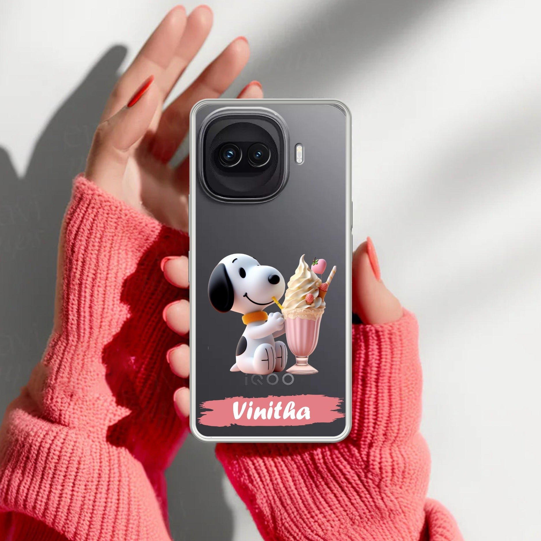Snoopy Customize Anti Yellow Case For iQOO 15R 5G