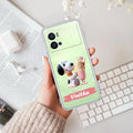Snoopy Customize Transparent Silicon Case For iQOO Neo 7 Pro 5G
