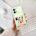 Snoopy Customize Transparent Silicon Case For iQOO Neo 7 Pro 5G