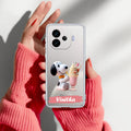 Snoopy Customize Transparent Silicon Case For iQOO Neo 10R 5G