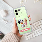 Snoopy Customize Transparent Silicon Case For Vivo T2 Pro 5G