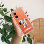 Snoopy Customize Transparent Silicon Case For Vivo T3 Pro 5G