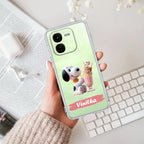 Snoopy Customize Transparent Silicon Case For iQOO Z9x 5G