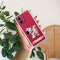 Snoopy Customize Anti Yellow Case For Motorola G84 5G
