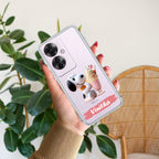 Snoopy Customize Anti Yellow Case For Oppo F25 Pro 5G