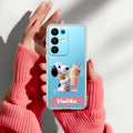 Snoopy Customize Anti Yelllow Case For Realme 15X 5G