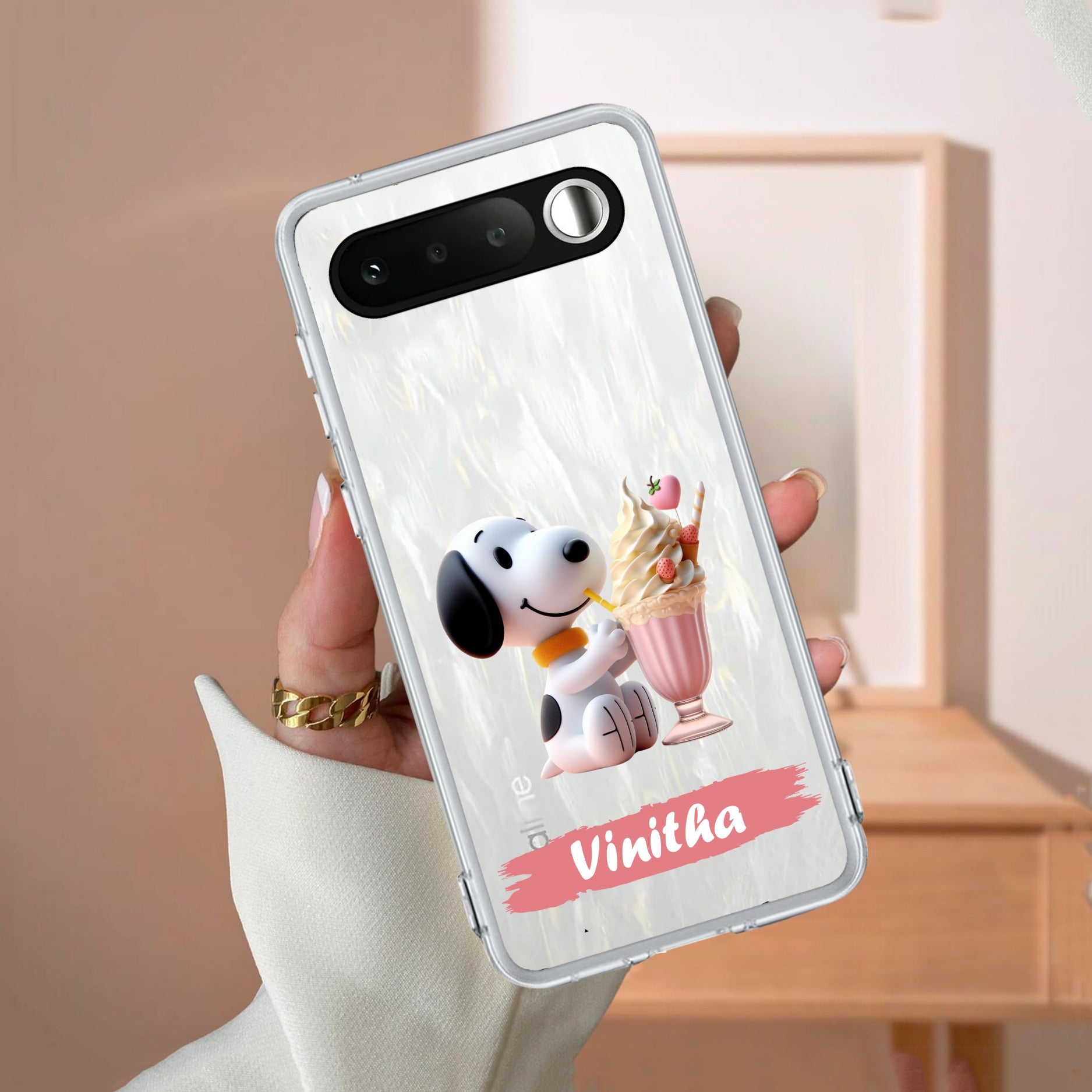 Snoopy Customize Anti Yellow Case For Realme 16 5G