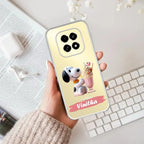 Snoopy Customize Transparent Silicon Case For Realme 12 Plus 5G