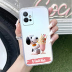 Snoopy Customize Anti Yellow Case For Vivo T1 5G