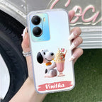 Snoopy Customize Transparent Silicon Case For Vivo T2x 5G