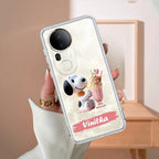Snoopy Customize Transparent Silicon Case For Vivo V20 SE