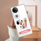 Snoopy Customize Transparent Silicon Case For Vivo Y58 5G