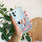 Snoopy Customize Transparent Silicon Case For Vivo T4x 5G