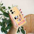 Snoopy Customize Transparent Silicon Case For Vivo V25
