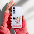 Snoopy Customize Transparent Silicon Case For Vivo V70 FE 5G